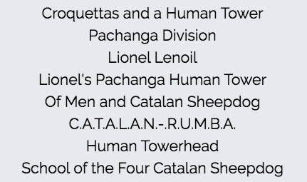Barcelona band names