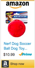 Soccer ball toy for dogs