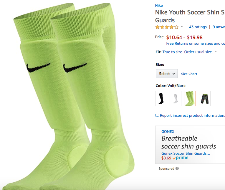 Youth Soccer Practice Gear