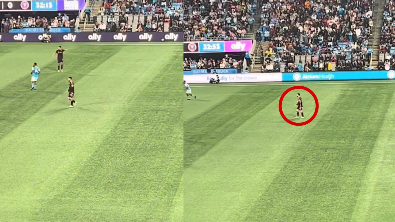 Messi walking vs. Charlotte FC