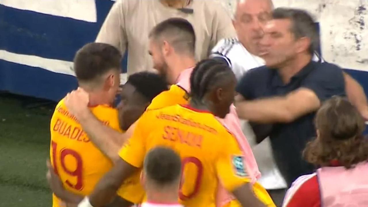 Bordeaux fan shoves player