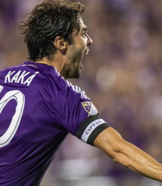 Kaka celebrating his assist that led to the game winner