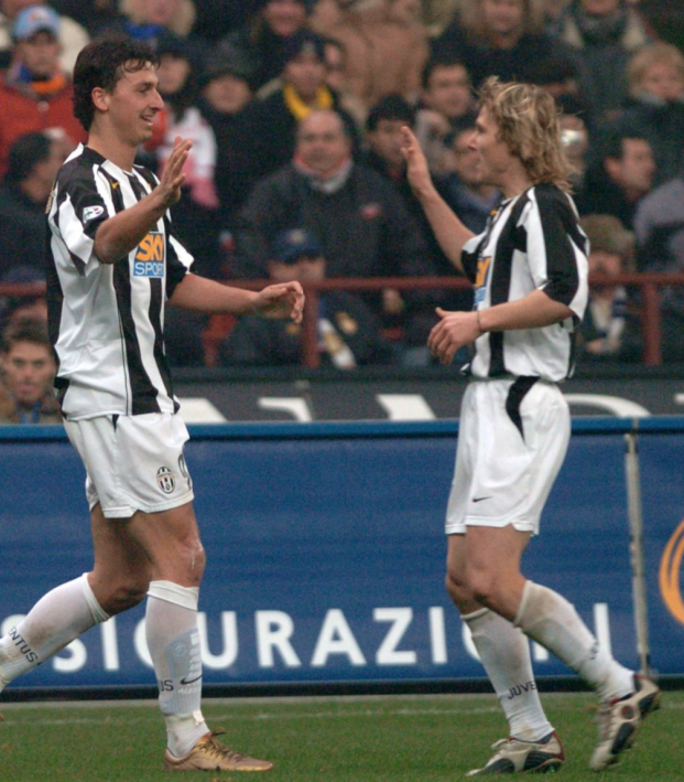 Pavel Nedved and Zlatan
