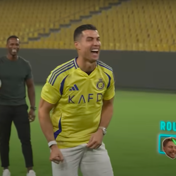 Cristiano Ronaldo reacts to Messi comment in MrBeast video