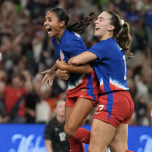 Alyssa Thompson goal vs Iceland