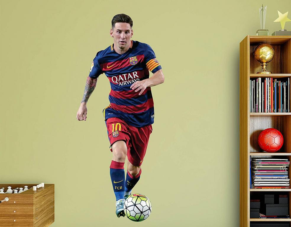 Last Minute Soccer Gifts Amazon Prime: Messi Fathead