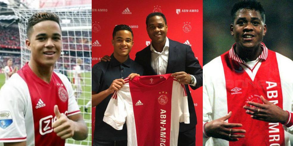 Patrick Kluivert and Justin Kluivert 