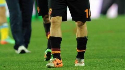 Longitud del calcetín Francesco Totti