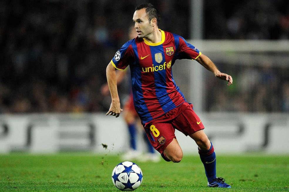 Footballers With The Most Social Media Followers - Andres Iniesta