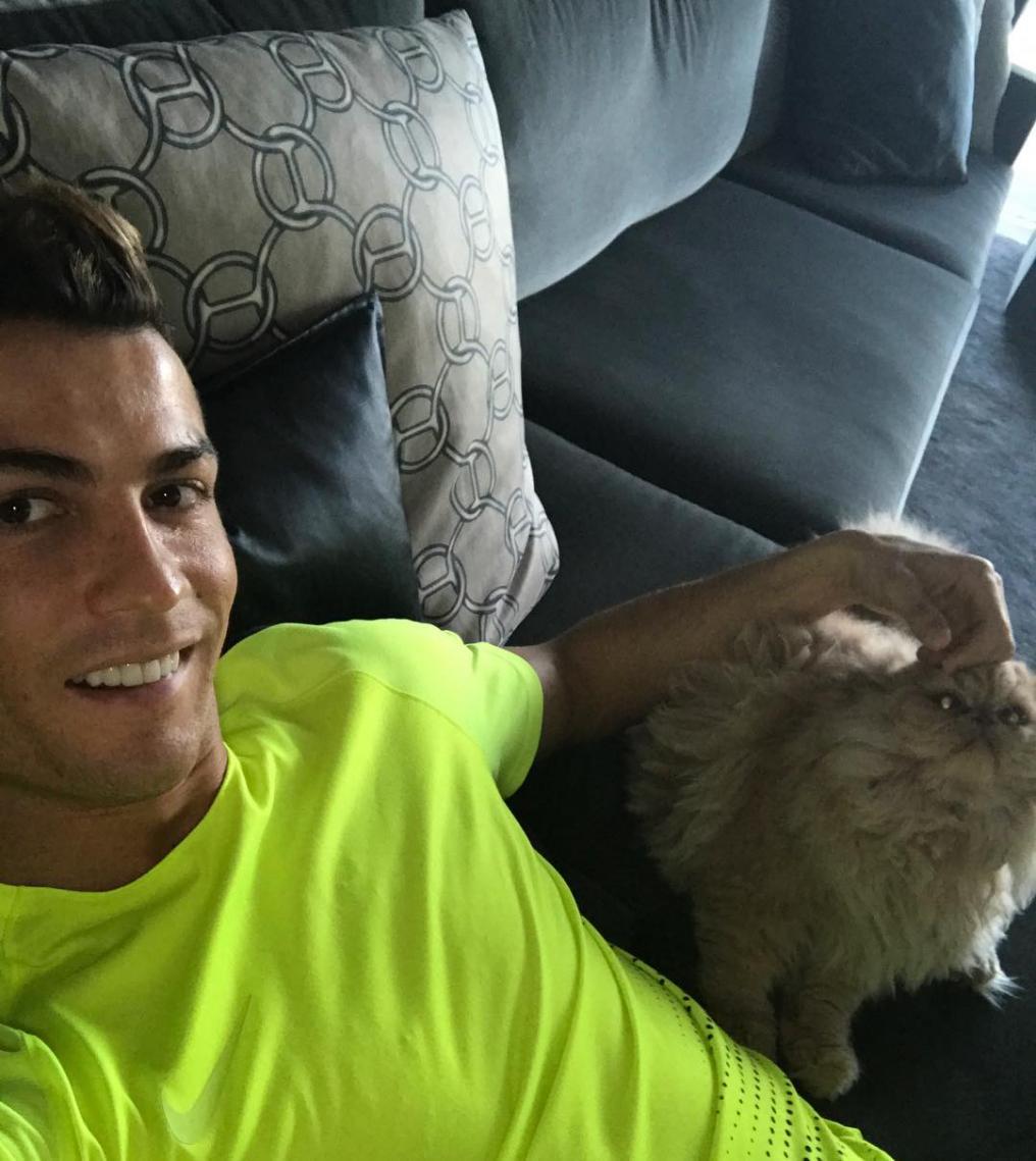 Footballers With Animals