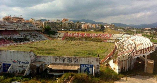 Abandoned soccer stadiums