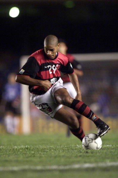 Adriano with Flamengo