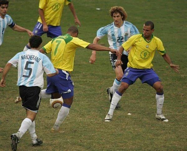 Adriano with Brazil
