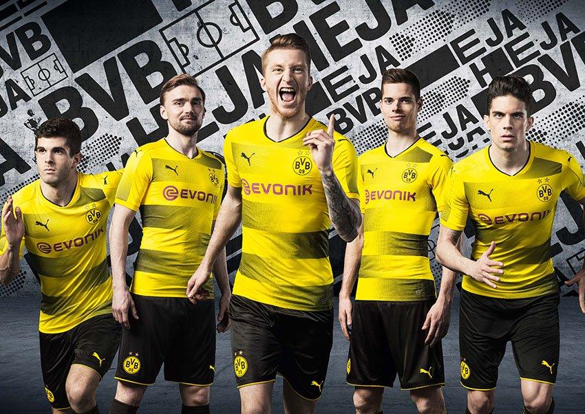 2017-18 Borussia Dortmund home kit