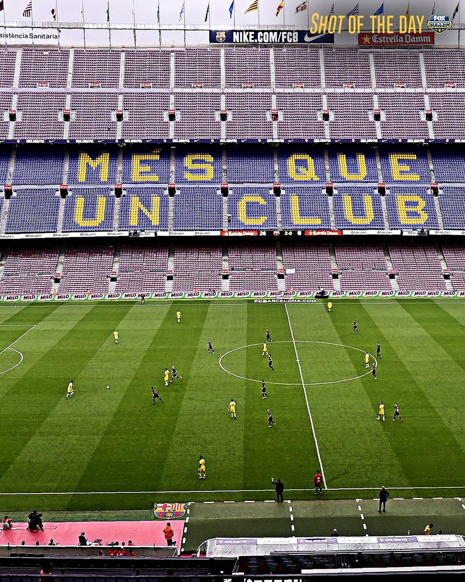 Camp Nou behind closed doors