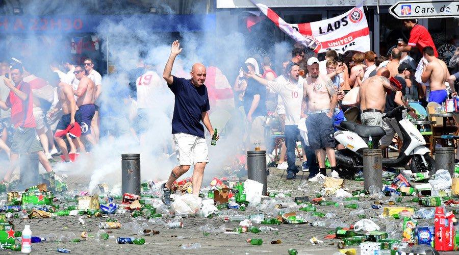 England fans at Euro 2016