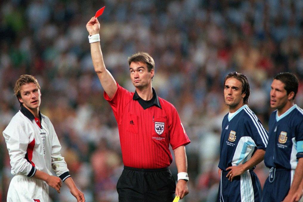 Sad World Cup photos - David Beckham