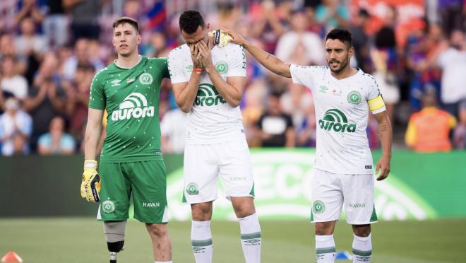 Chapecoense Players Charity Match Against FC Barcelona