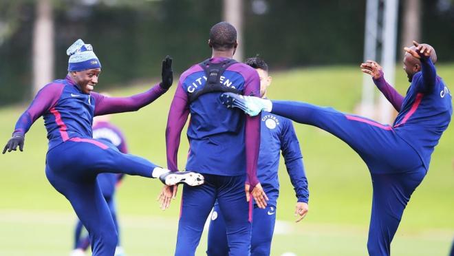 Yaya Toure Manchester City Training 