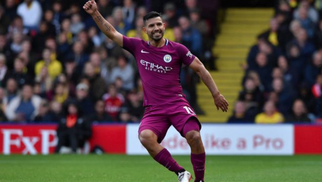 Sergio Aguero Hat-trick vs Watford 