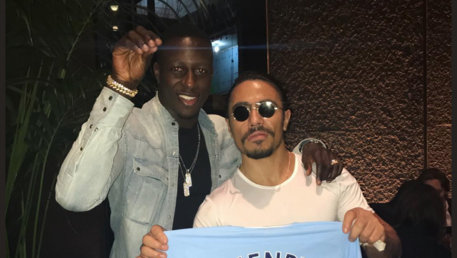 Benjamin Mendy and Salt Bae