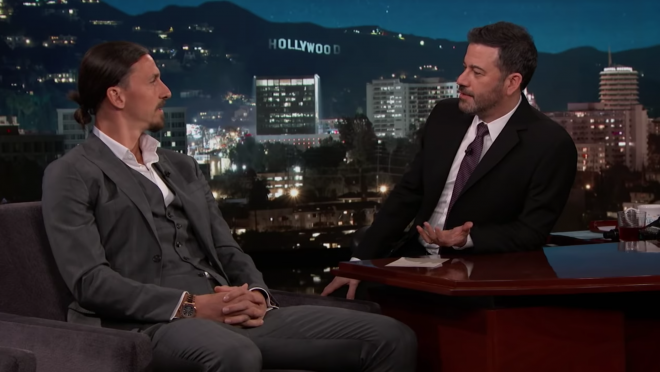 Zlatan on Kimmel