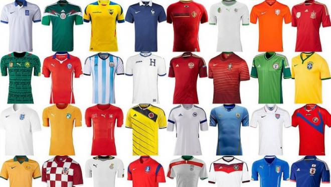 All 32 World Cup kits 