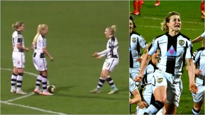 Notts-county-ladies-goal-ellen-white-arsenal-clever-free-kick-acting