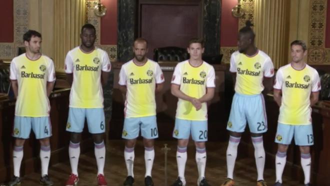 The Columbus Crew's 2016 away kit