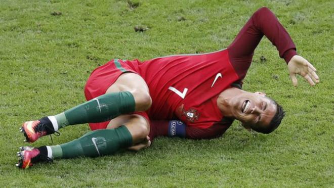 Cristiano Ronaldo knee injury