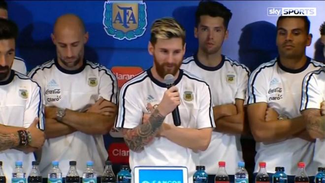 Lionel Messi and Argentina will boycott the press.