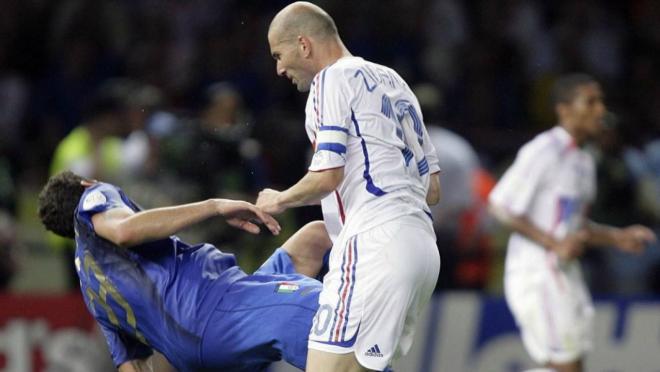 Zinedine Zidane and Marco Materazzi