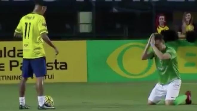 Neymar at the Chapecoense charity match