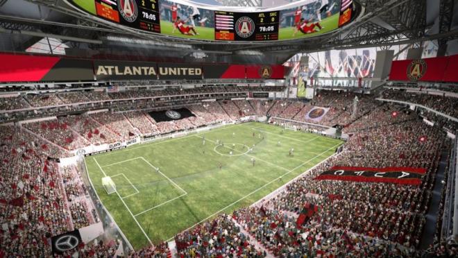 Atlanta United's Mercedes-Benz Stadium en la MLS