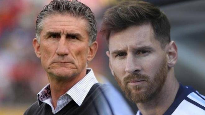 Edgardo Bauza and Lionel Messi