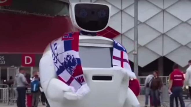 Russia hooligan robot