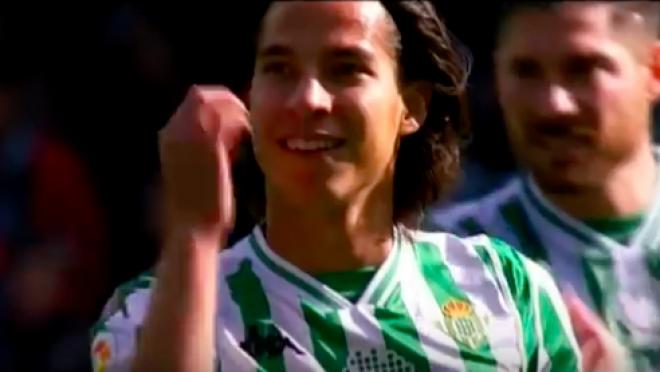 Diego Lainez Betis debut