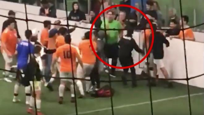 Wisconsin soccer referee punched