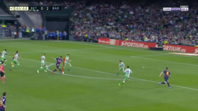 Luis Suarez assist vs Real Betis