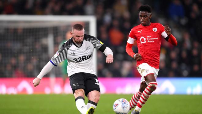 Wayne Rooney Assist vs. Barnsley For Derby County