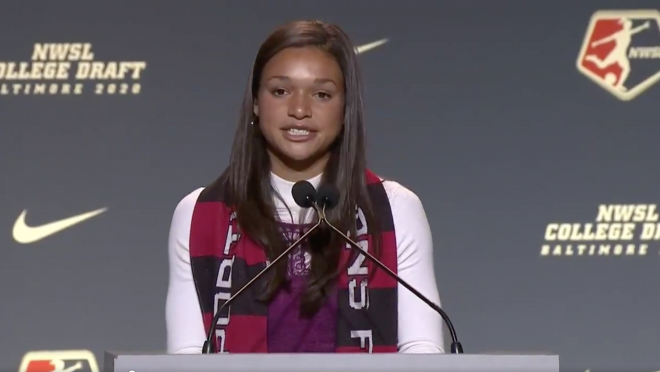 NWSL Draft 2020 Sophia Smith