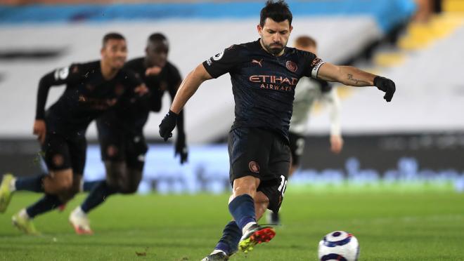 Gol Agüero versus Fulham