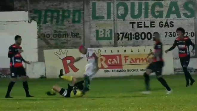 Footballer Attacks Referee