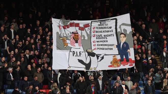 Crystal Palace Banner vs Newcastle