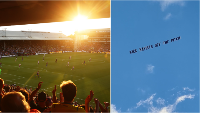 Arsenal banner vs. Crystal Palace