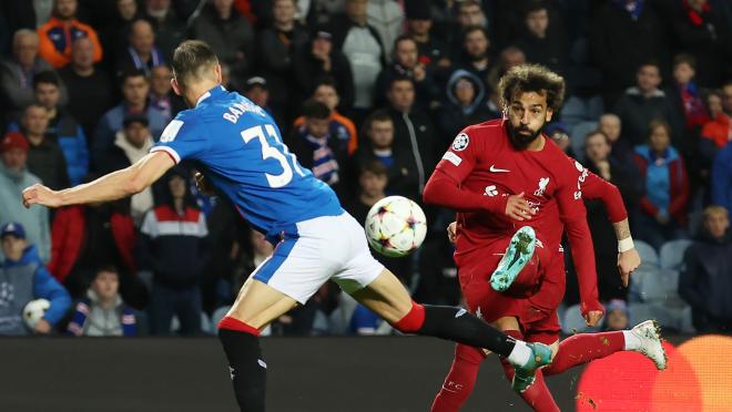 Mohamed Salah Hat Trick vs Rangers 