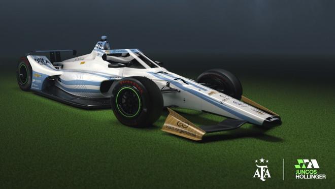 Agustín Canapino unveils Argentina-inspired livery for Indy 500