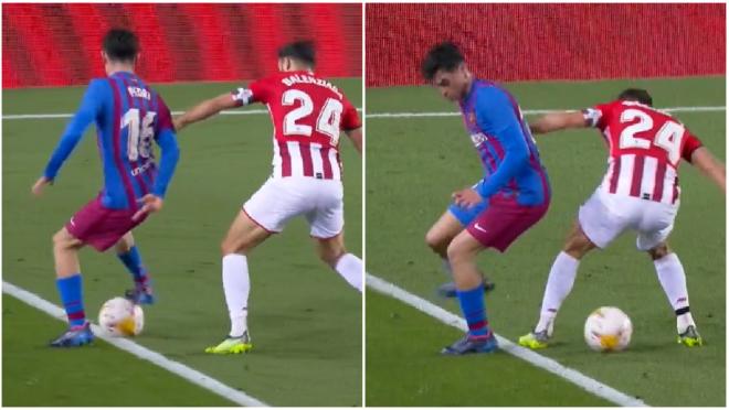 Pedri skill vs Athletic