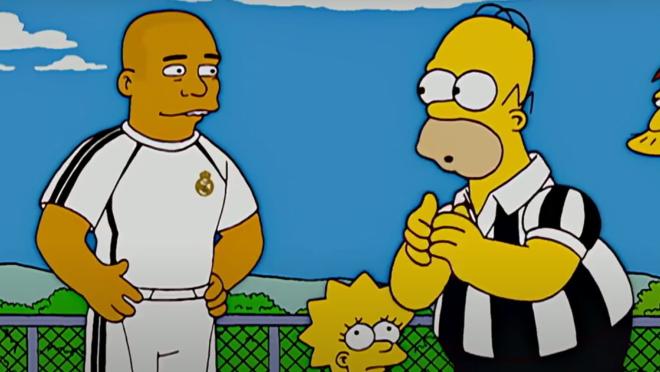 Futbolistas que aparecieron en Los Simpsons