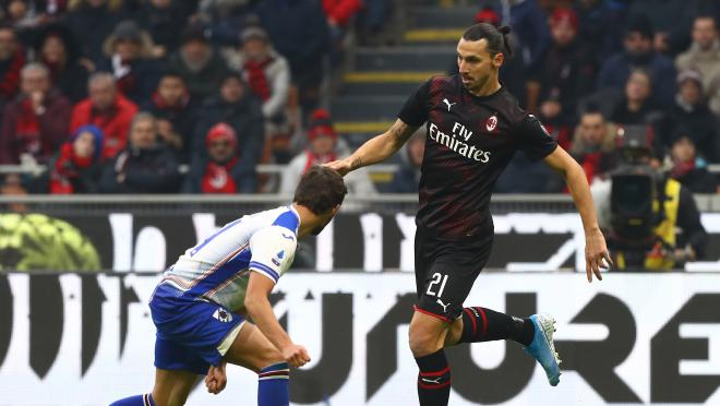 Zlatan Ibrahimovic AC Milan debut 2020